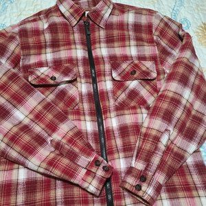 Large Fleece-Lined Flannel Shirt